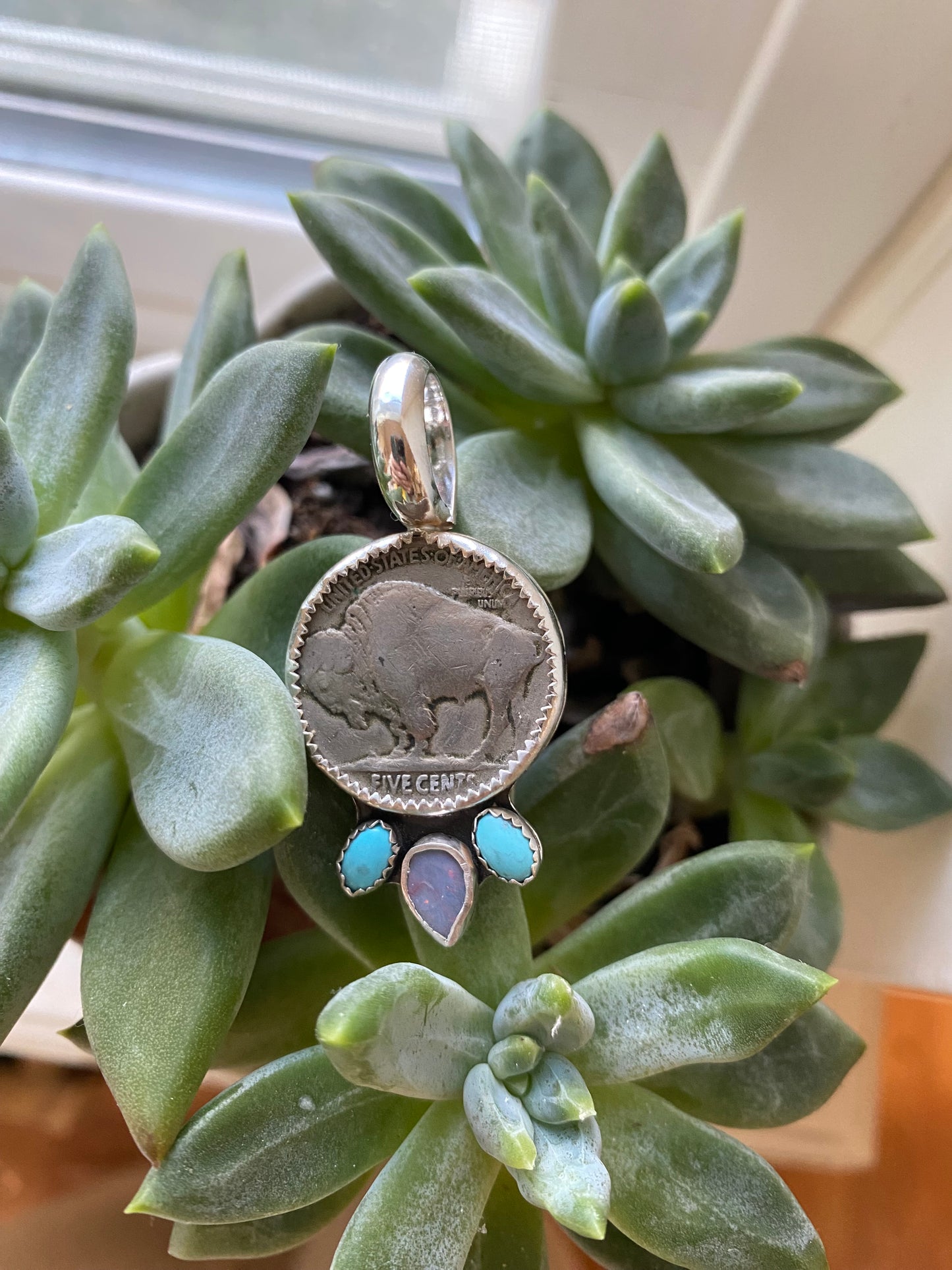 Buffalo nickel pendant