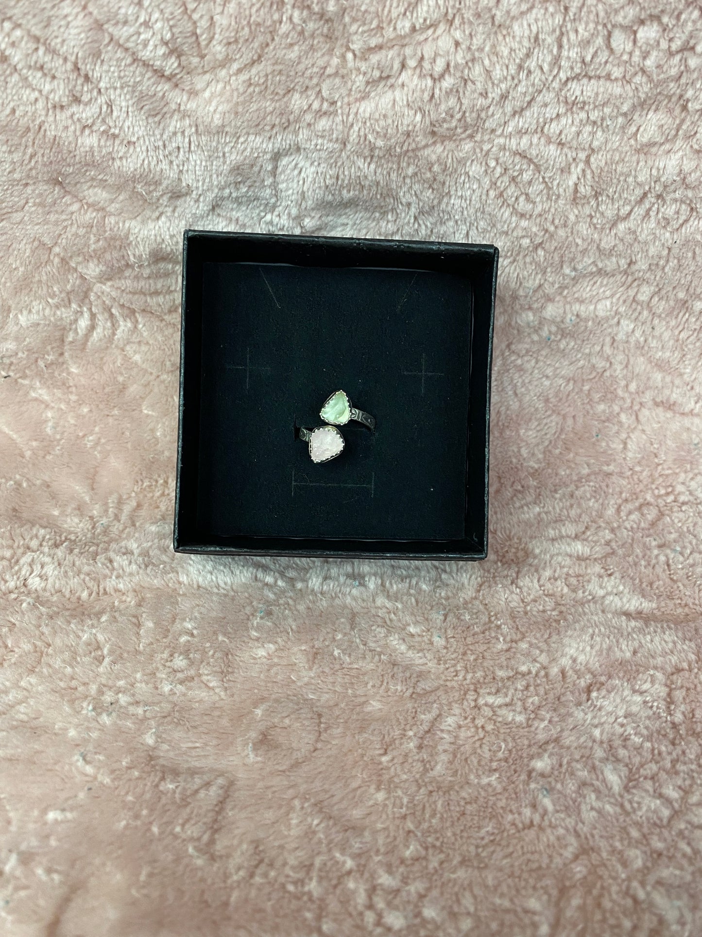 💕mixed gemstone adjustable