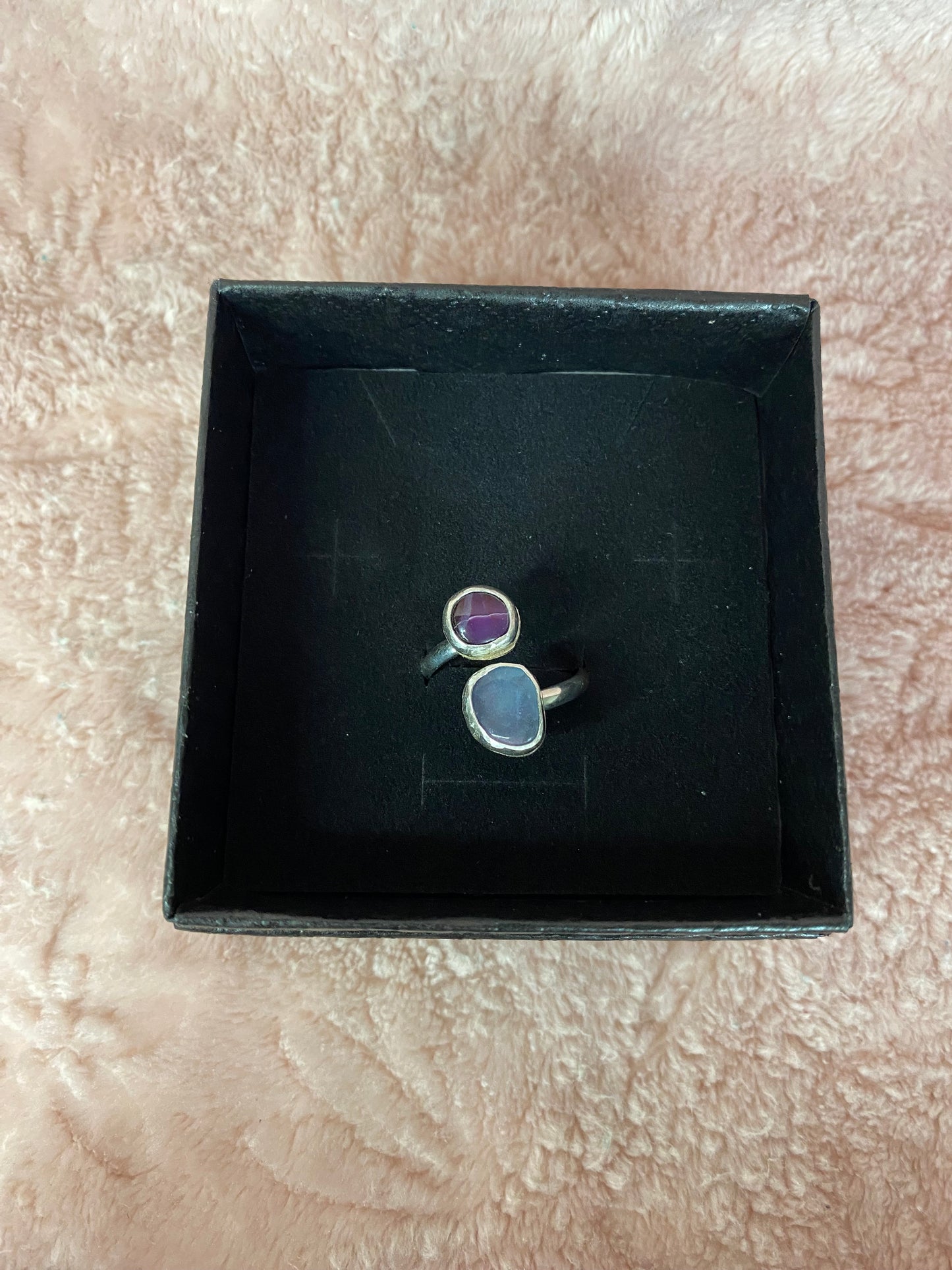 💕mixed gemstone adjustable