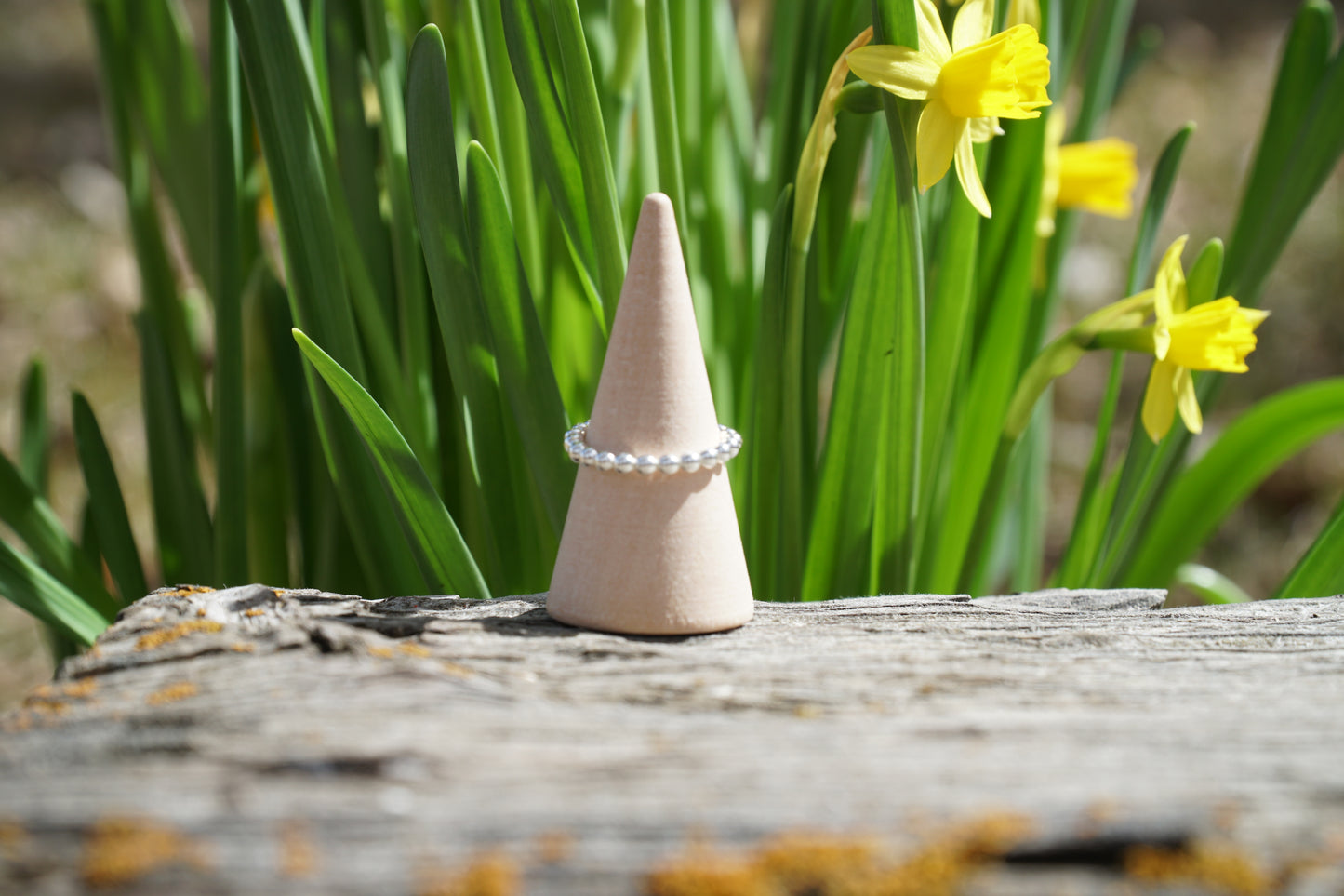 🌼beaded stacker