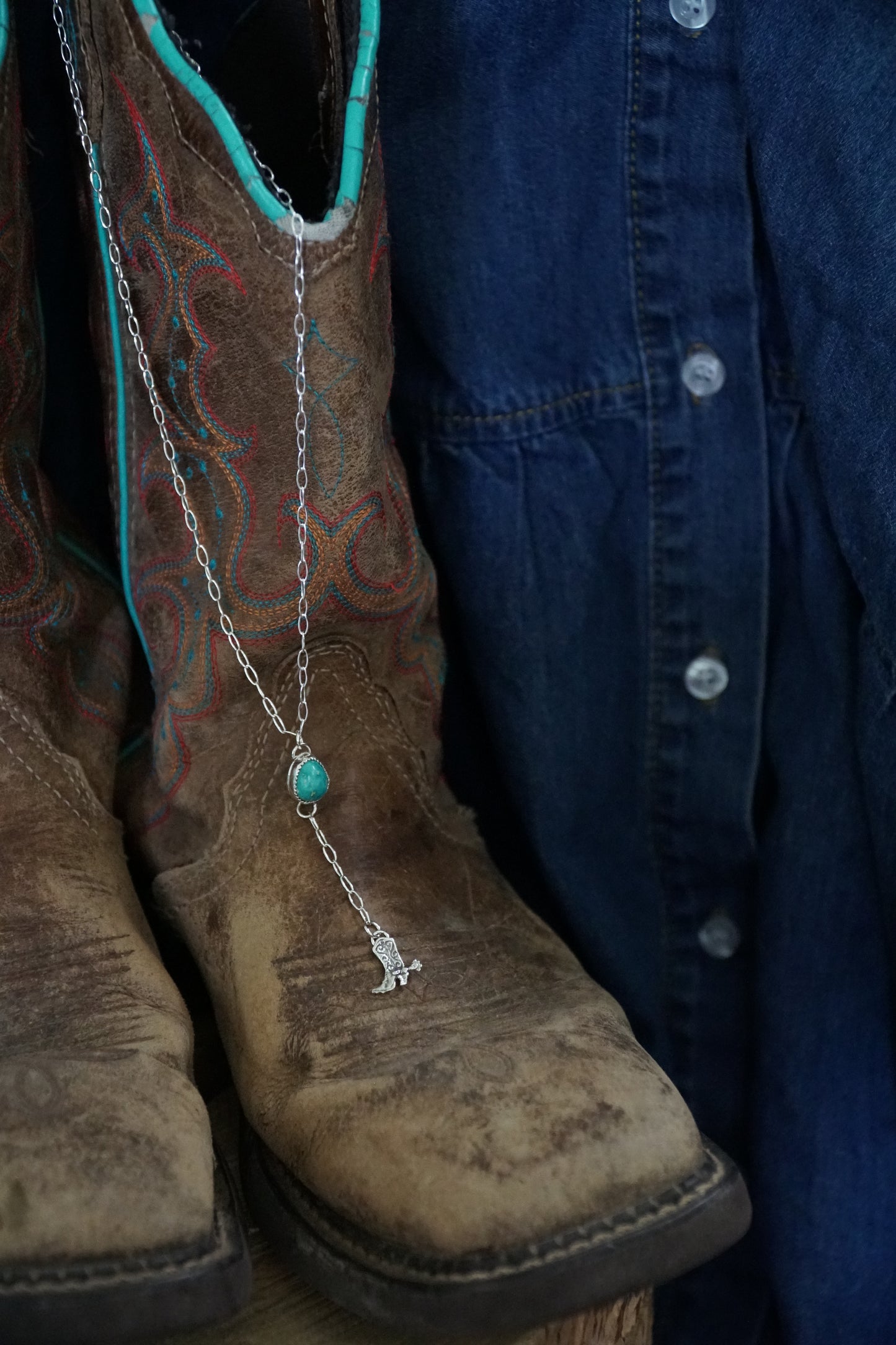🤠Sierra Bella boot necklace