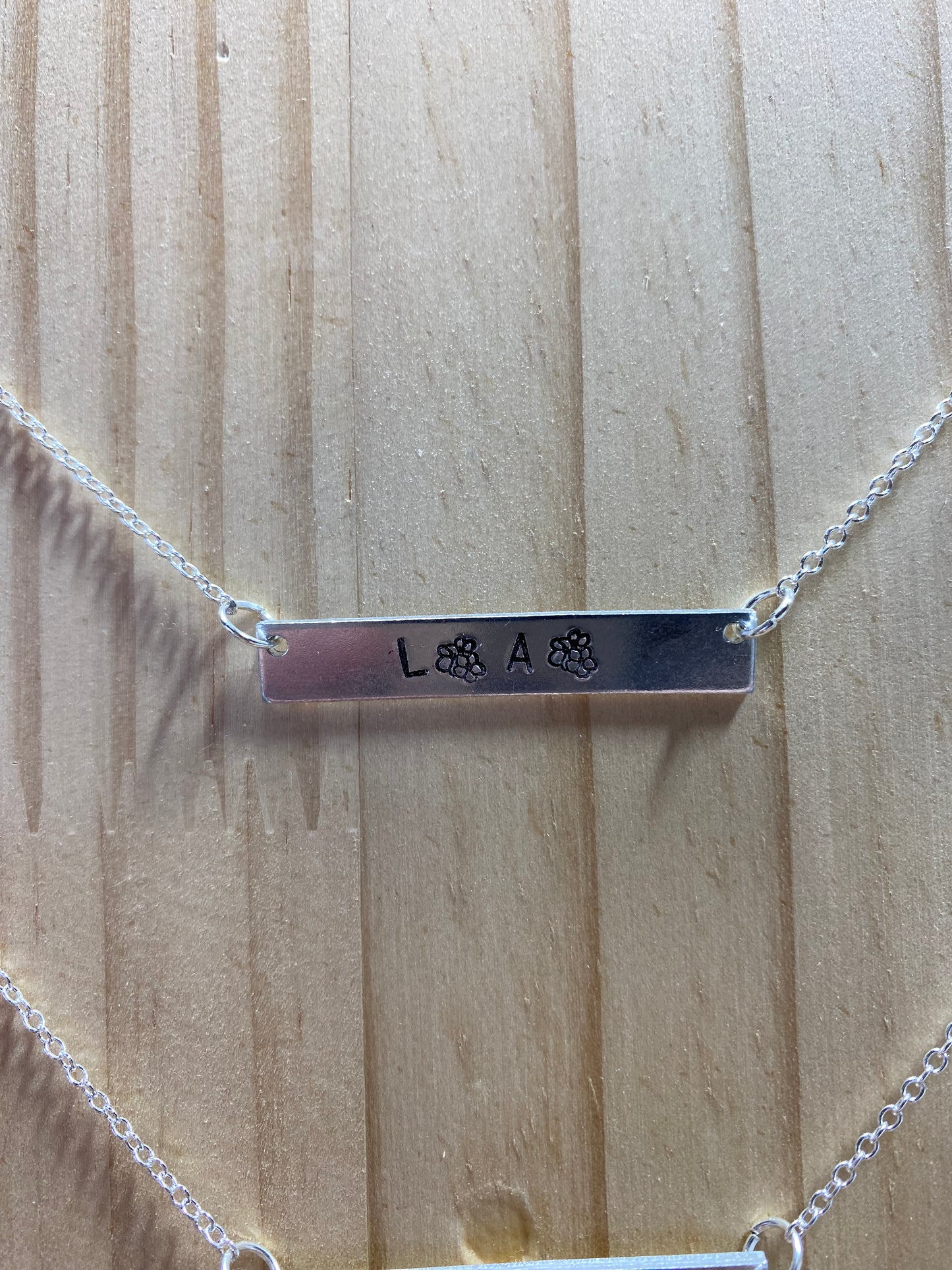 Birthflower necklaces