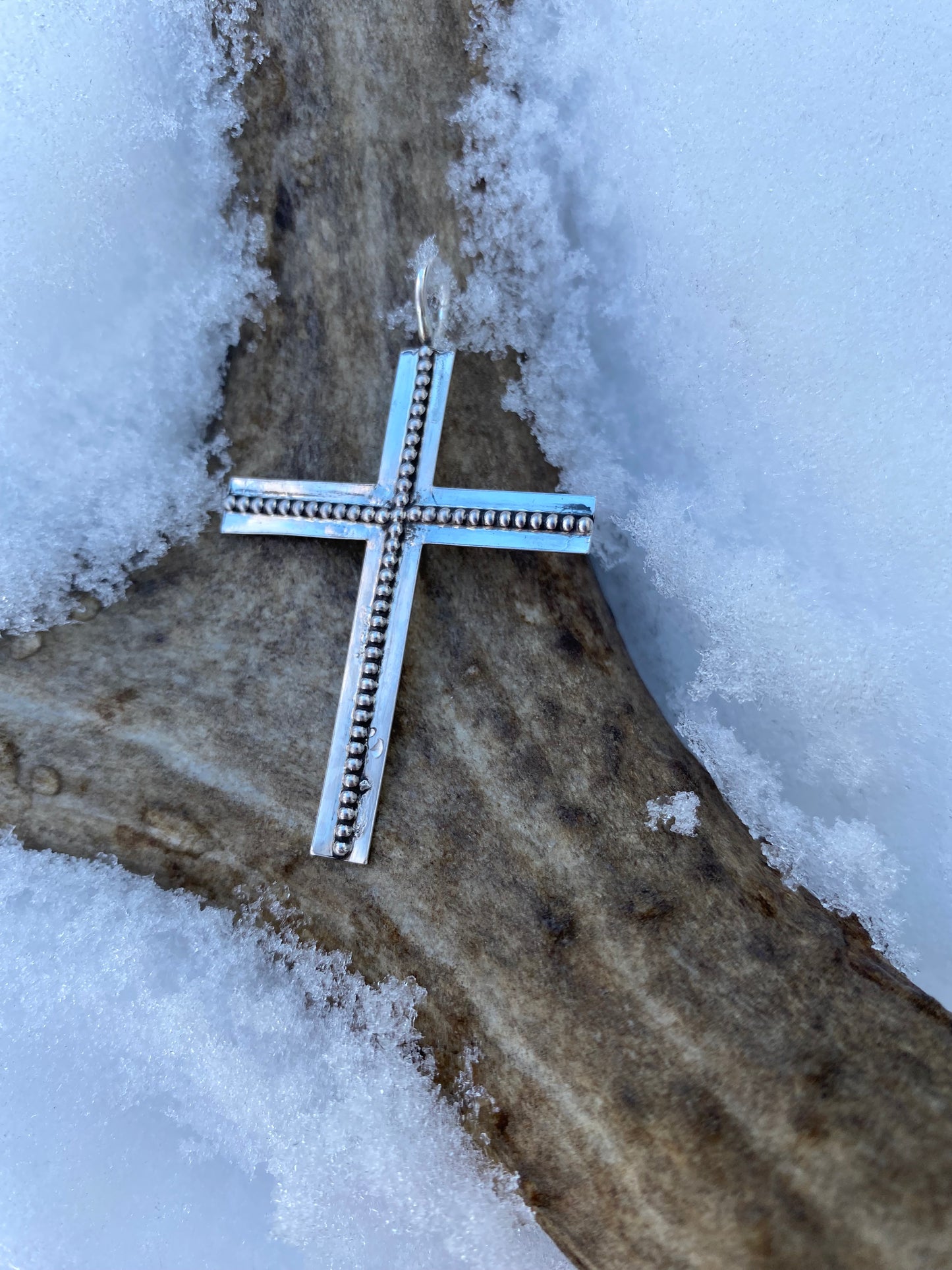💙Sterling cross pendant