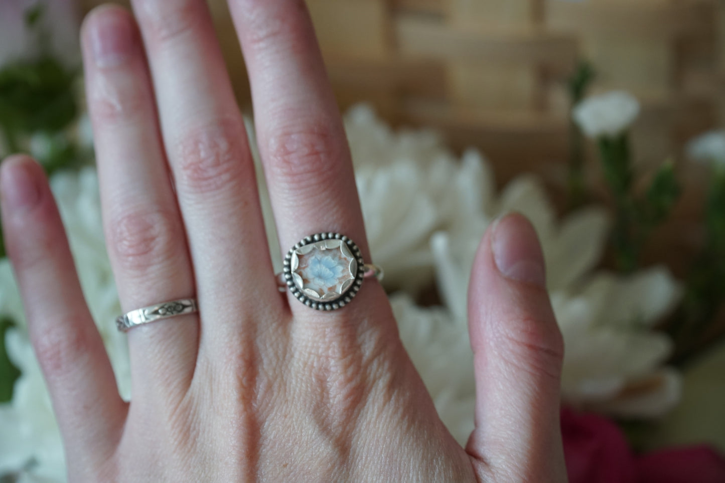 🌸ceramic ring size 7.25