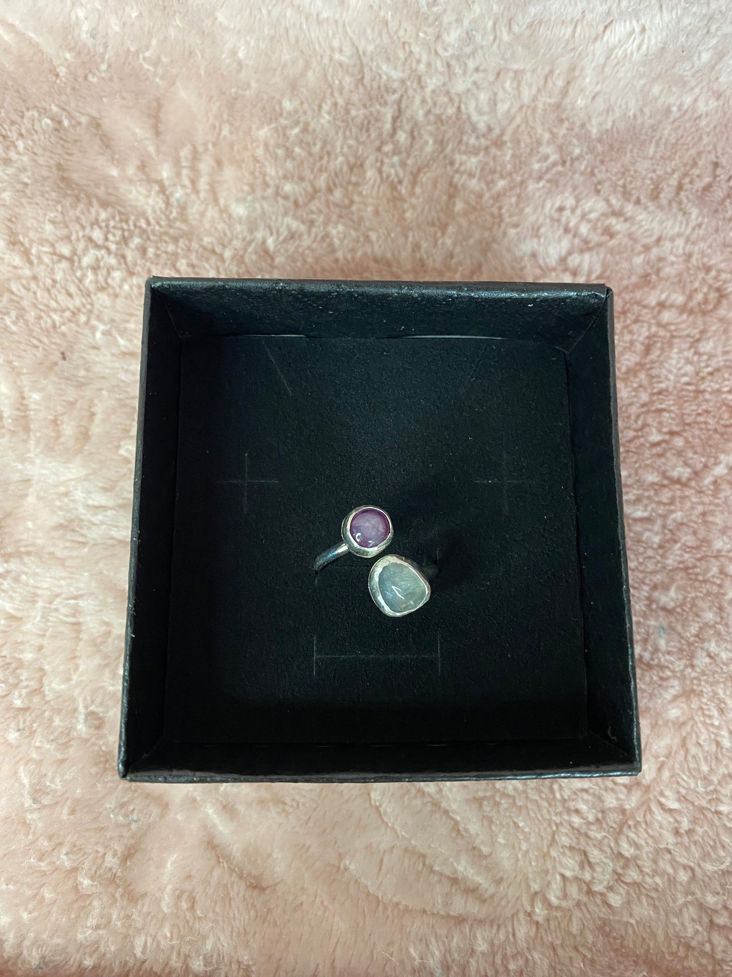 💕mixed gemstone adjustable