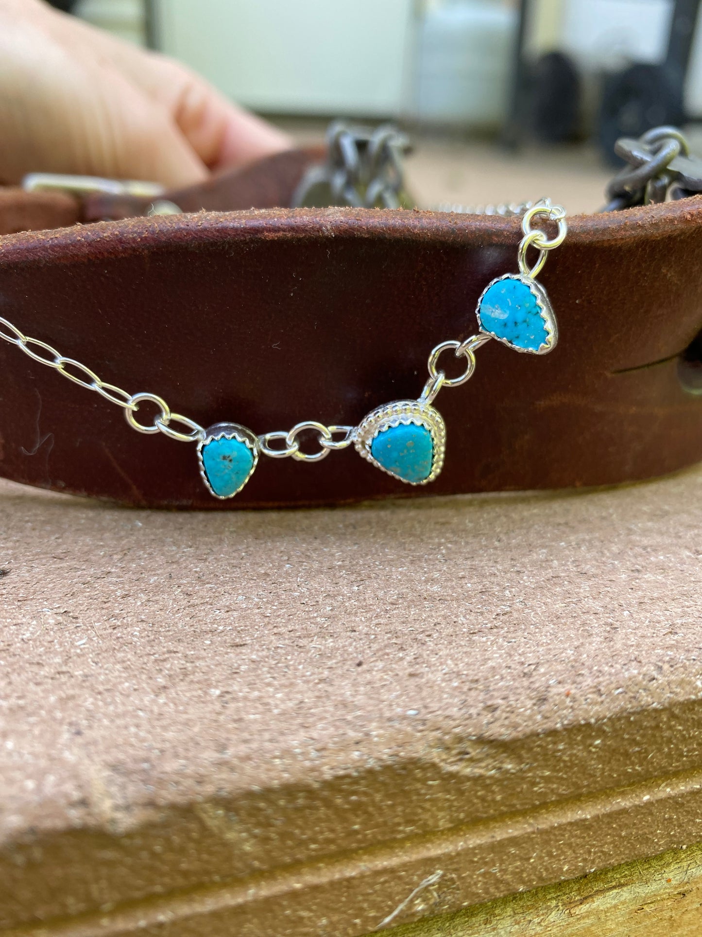 ☀️Kingman turquoise necklace