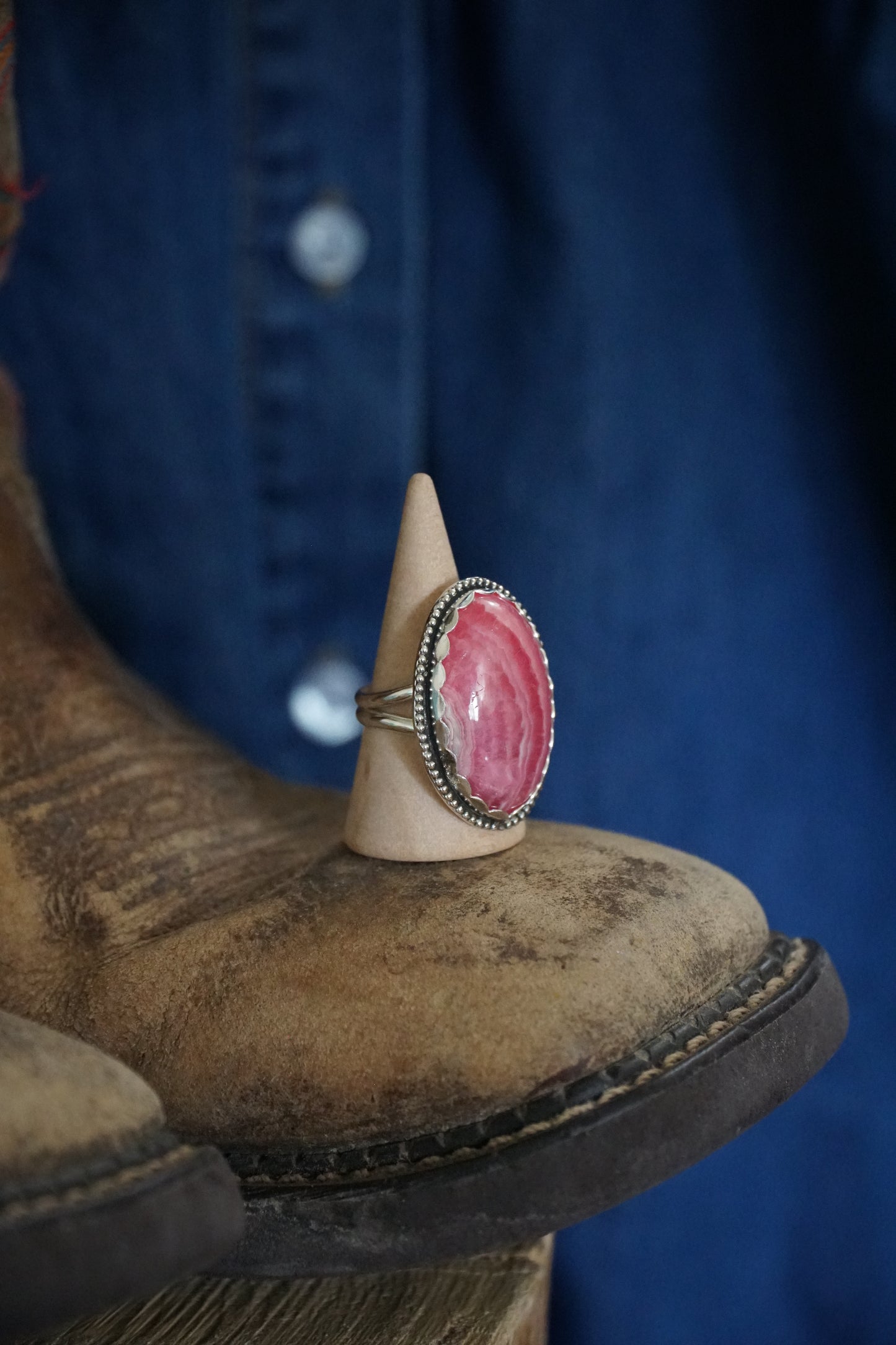 🤠 rhodochrosite size 8