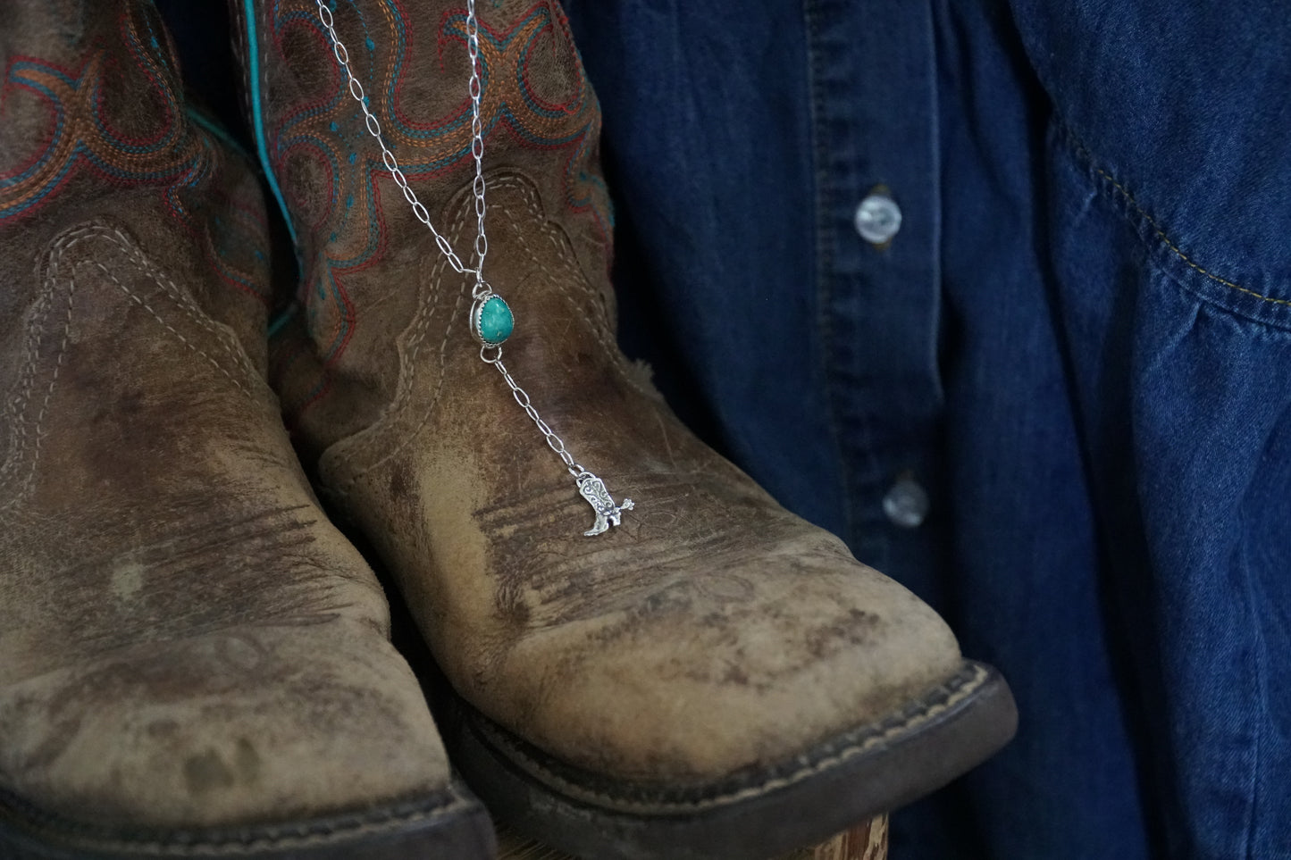 🤠Sierra Bella boot necklace