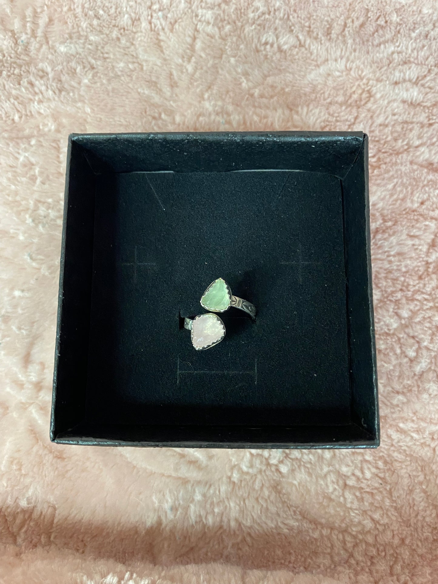 💕mixed gemstone adjustable