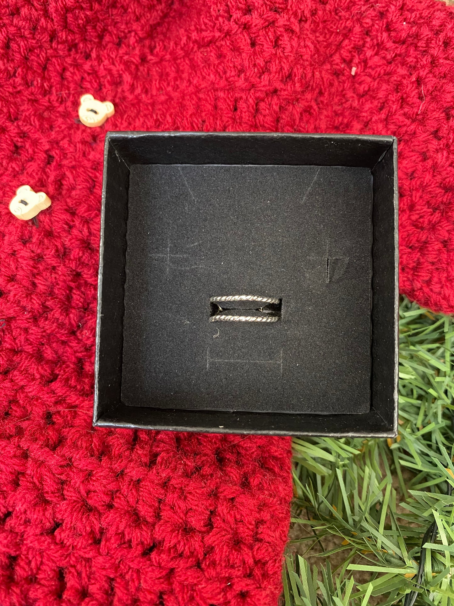 🎄sterling twist ring