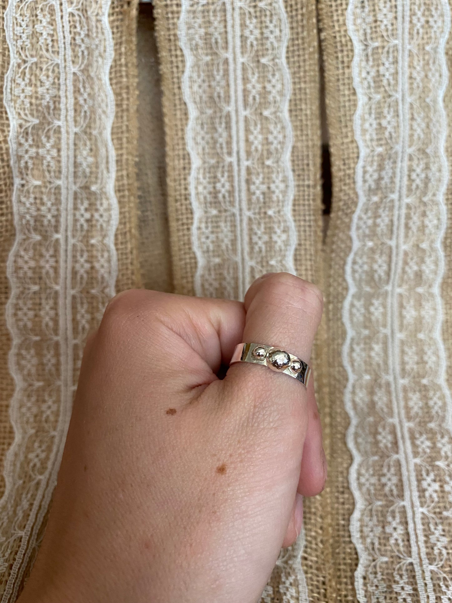 Sterling silver band size 8.5