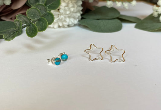 🧁 kingman + star studs