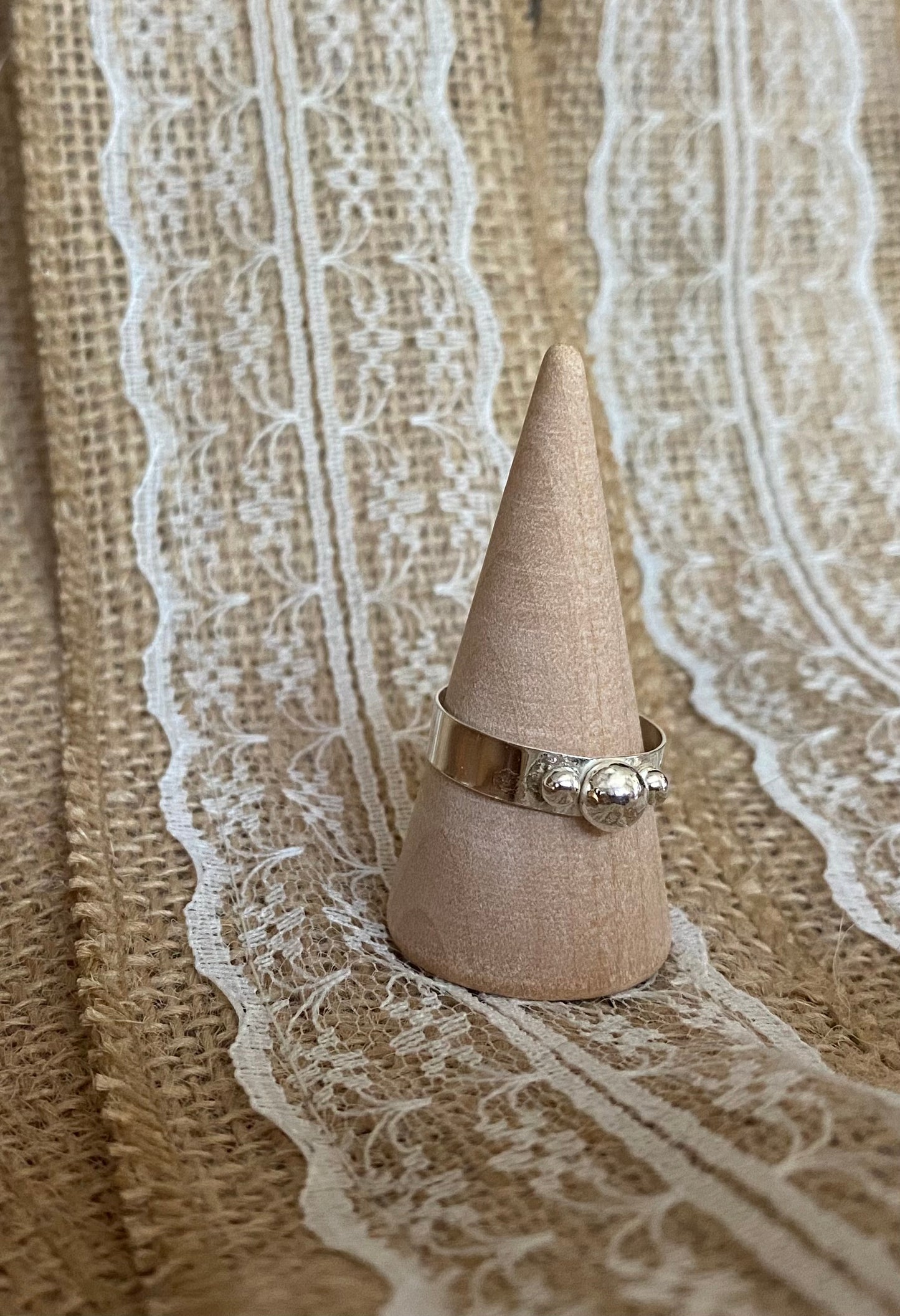 Sterling silver band size 8.5