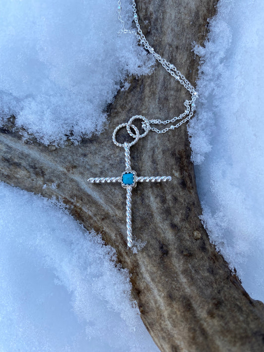 💙kingman cross necklace
