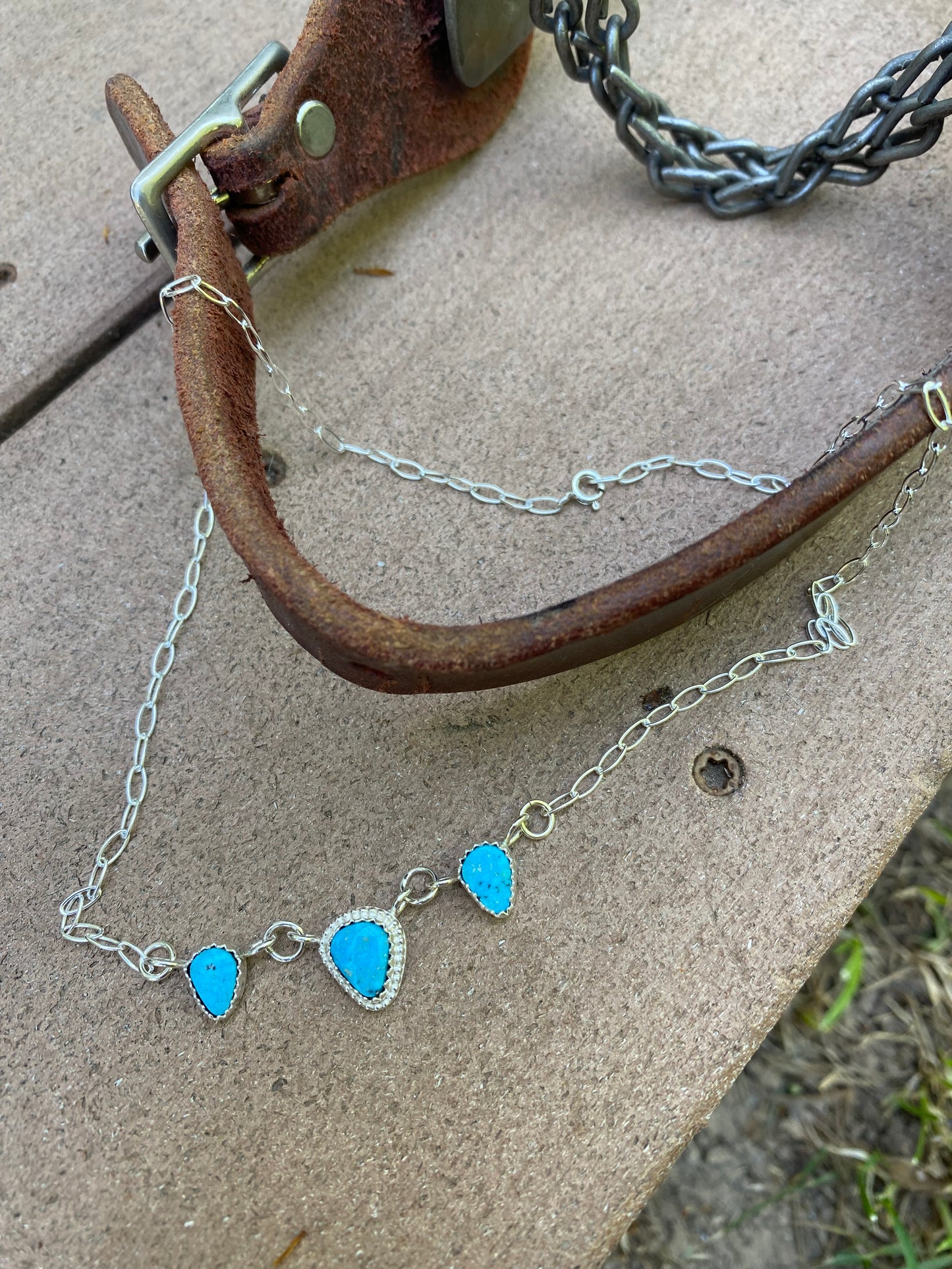 ☀️Kingman turquoise necklace