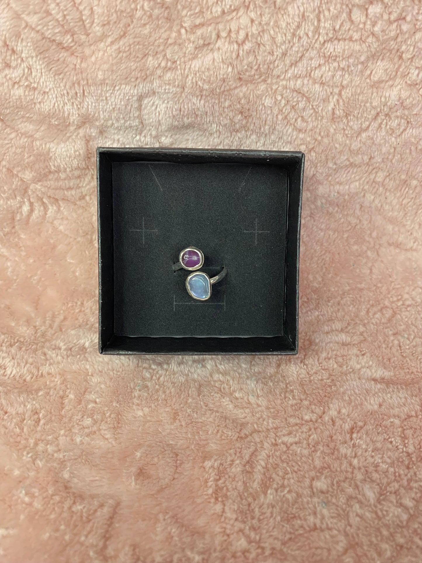 💕mixed gemstone adjustable