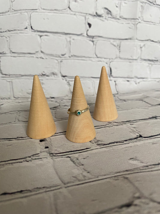 Dainty birthstone ring
