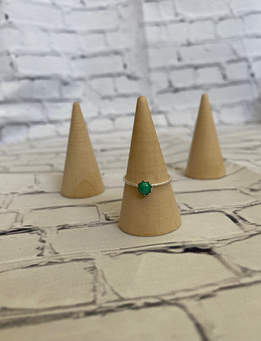 Dainty Scalloped Ring size 6.5