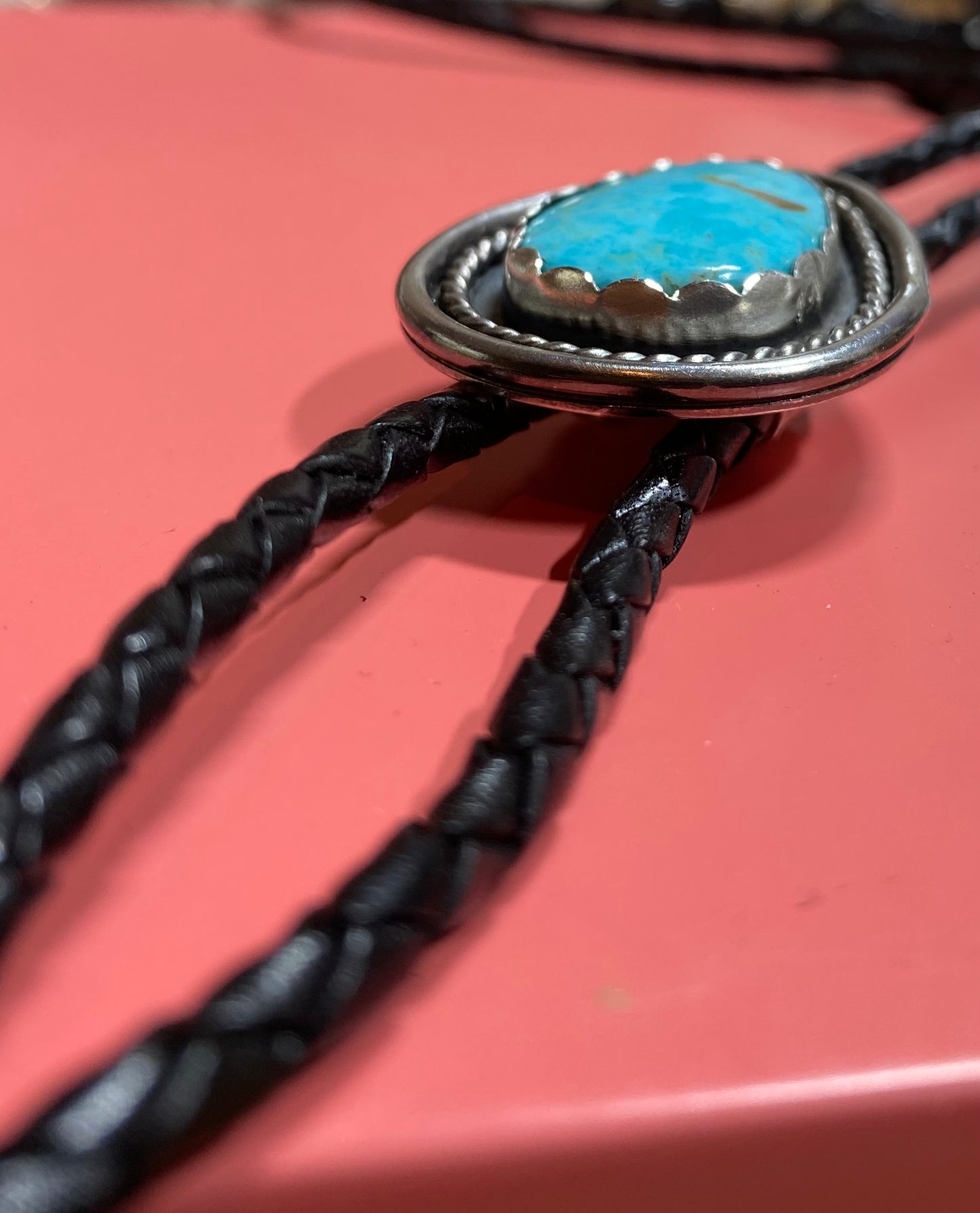 Chilean Turquoise Bolo Tie