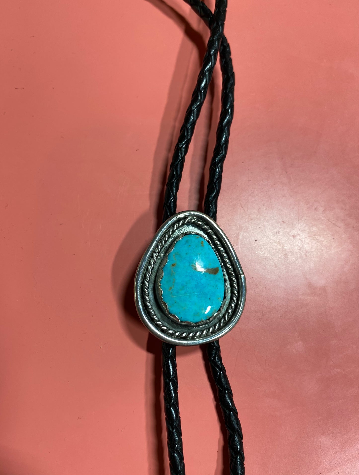 Chilean Turquoise Bolo Tie