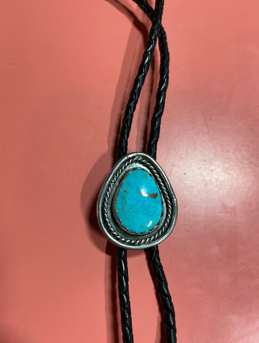 Chilean Turquoise Bolo Tie