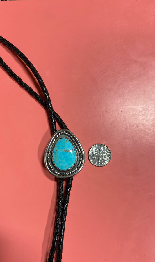 Chilean Turquoise Bolo Tie