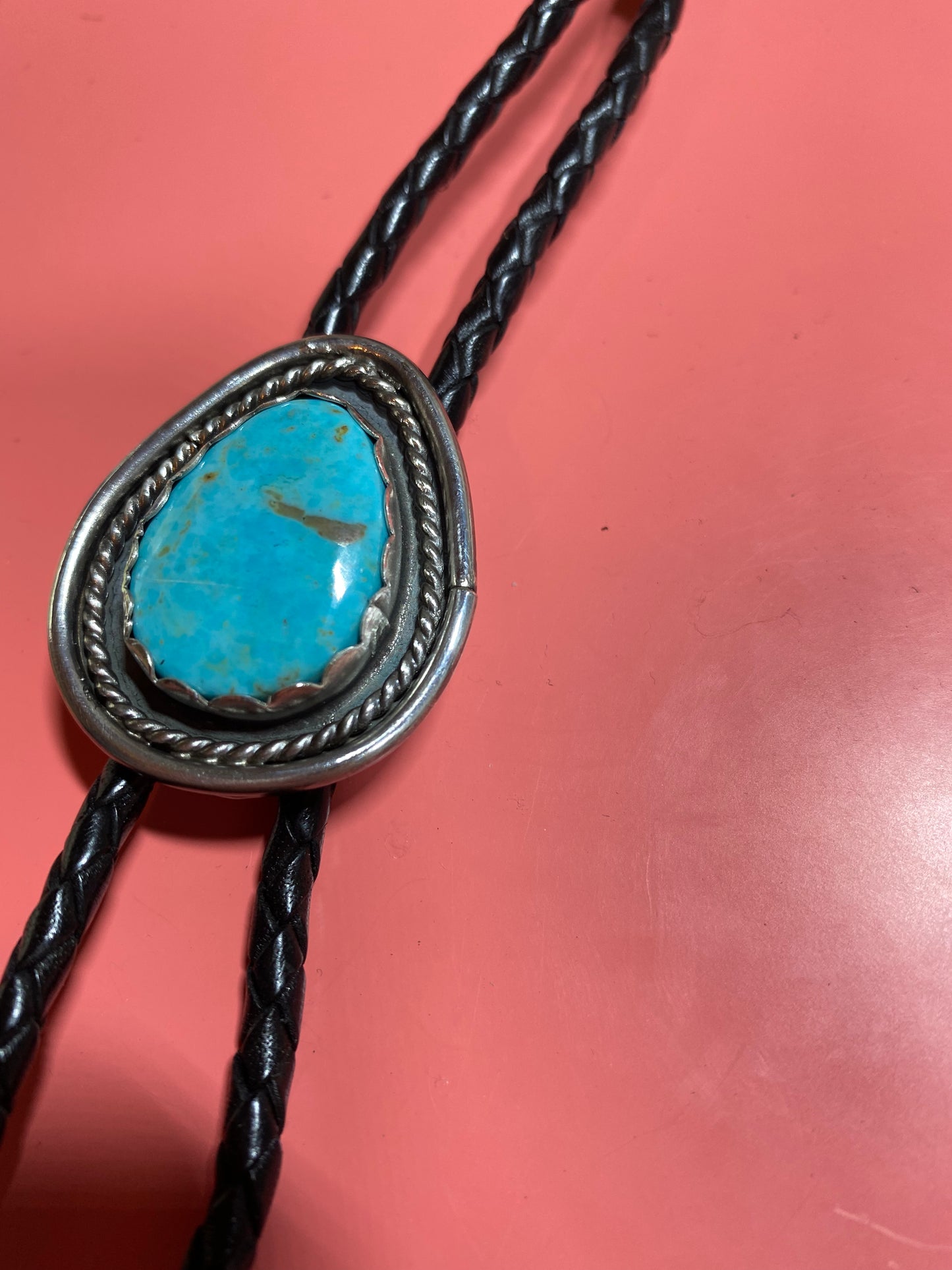 Chilean Turquoise Bolo Tie